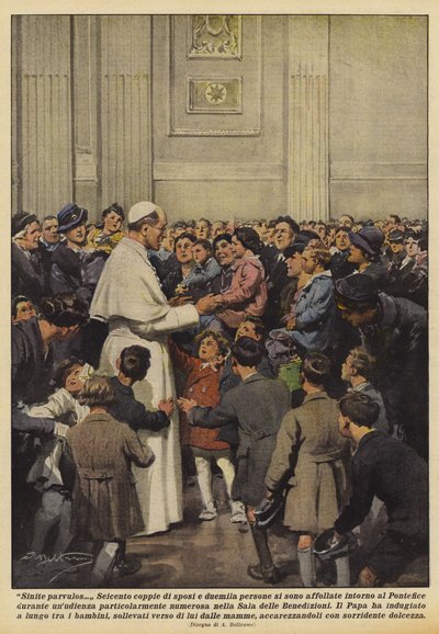 Sinite parvulos da Achille Beltrame
